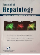 Journal of Hepatology, Volume 47, Issue 5, p625-740 ( November 2007)