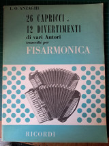 26 Capricci e 12 Divertimenti trascritti per Fisarmonica
