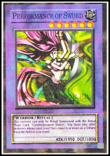 1 κάρτα Yu-Gi-Oh! Trading card game: Performance of Sword