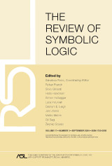 The Review of Symbolic Logic, Volume 17, Number 3, September 2024