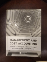 Management and Cost Accounting