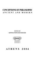 Conceptions of Philosophy