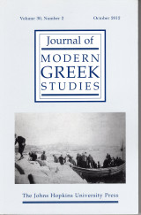 Journal of Modern Greek Studies 2012, 2