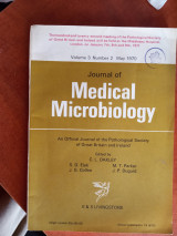 Journal of Medical Microbiology (Volume, 3 Number 2, May 1970)