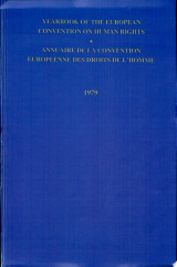Yearbook of the European Convention on Human Rights/Annuaire de la convention europeenne des droits de l'homme , Volume 22 Volume 22, 1979