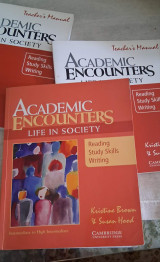 ELT- Intermediate to High Intermediate - "Academic Encounters - Reading, Study Skills, Writing