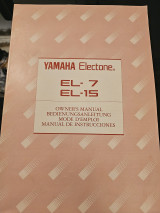 Yamaha Electone EL-7, EL-15 Owner's Manual