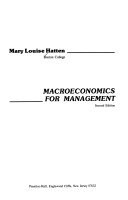 Macroeconomics for Management
