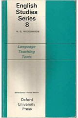English Studies Series 8 - Language Teaching Texts