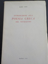 Introduzione alla poesia greca de novecento