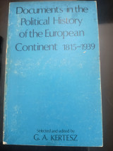 Documents in the Political History of the European Continent, 1815-1939