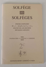 Solfege des solfeges. Singing exercises 2c. Μελωδικές Ασκήσεις (Henry Lemoine, 1990) - Λεμουάν