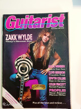 Guitarist November 1989 αφιέρωμα Zakk wylde