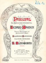 Parsifal. Ein Bühnenweihfestspiel