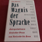 Das Wagnis Der Srache