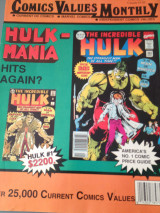 Comics Values Monthly Νο70. Ετος 1992 - Εξώφυλλο Hulkmania
