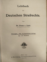 Lehrbuch des deutschen Strafrechts