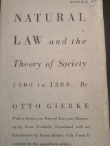 Natural law and the theory of society