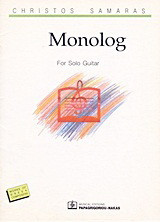 Monolog: For Solo Guitar: 1990