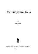Der Kampf um Kreta