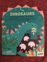 Colouring book with stickers - Dinosaurs