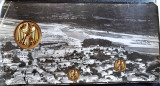 Αεροφωτογραφία της πόλης Άρτας (δεκ. 1950) 46.5 x 24 εκ. / Arta Άρτα Ήπειρος aerial view Epirus