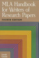 MLA Handbook for Writers of Research Papers