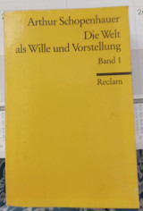 Die welt las wille und vorstellung