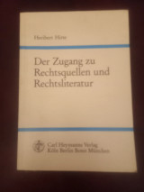 Der Zugang zu Rechtsquellen und Rechtsliteratur