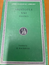 Aristotle vol. xxi Politics (Loeb Classical Library)