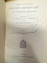 The Concise Oxford Dictionary of Current English (Third Edition)