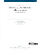 Financial Institutions Management