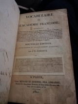 Vocabulaire de l academie francoise