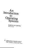An Introduction to Operating Systems