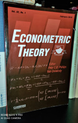 Econometric Theory [Vol. 32, No. 1, February 2016]