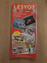 Lesvos τουριστικός χάρτης
