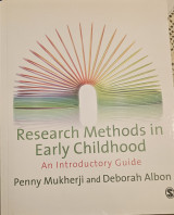 Research methods in early years childhood