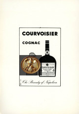 Διαφήμιση (1965) 1) Courvoisier Cognac. Κονιάκ / ποτό 2) Παράσταση Αρχαίοι Έλληνες μουσικοί