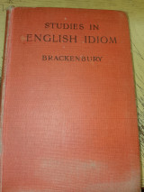 Studies in English idiom blackenbury