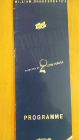 Twelfth night. programme