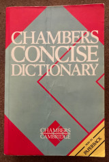 Chambers Concise Dictionary