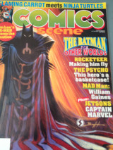 Comics Scene Νο21 - Ετος 1991. Εξώφυλλο The Batman of other Worlds
