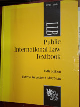 Public international law textbook
