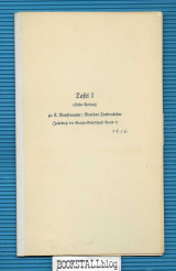 Tafel I : (Erster Besuch) – zu E. Raehlmann: Goethes Farbenlehre (Jahrbuch der Goethe Gesellschaft Band 3)