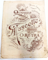 Η Μασκότ. Quadrile de L' operette La Mascotte (Γ. Φεξή, δεκ, 1900) Μουσική: O. Metra Επιμέλεια: Δ. Λαυράγκα - παρτιτούρα