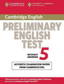 Cambridge Preliminary English Test 5 Student's Book