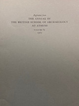 The annual of the British school of archaeology at Athens volume 61 1967