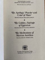 Apology, Phaedra, Crito (Plato), Epictetus, Marcus Aurelius