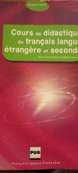 Cours de didactique du français langue étrangère et seconde