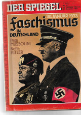 Der Spiegel 1982, Faschismus in Deutschland, Pate Musolini, Neffe hilter